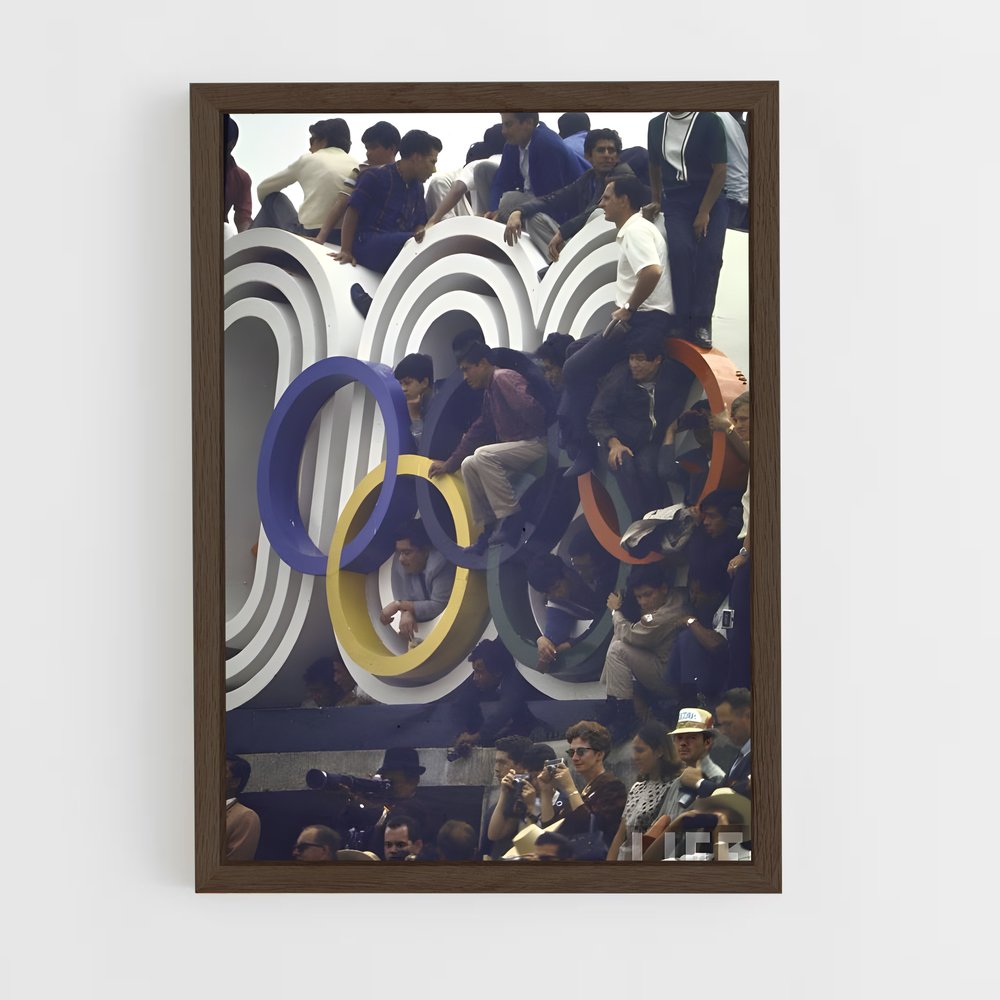 Poster Échos de Mexico – affiche Jeux Olympiques (vue 5)